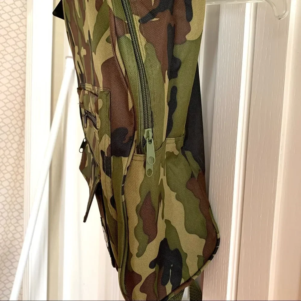 NWT Camouflage Book‎ Backpack Bag